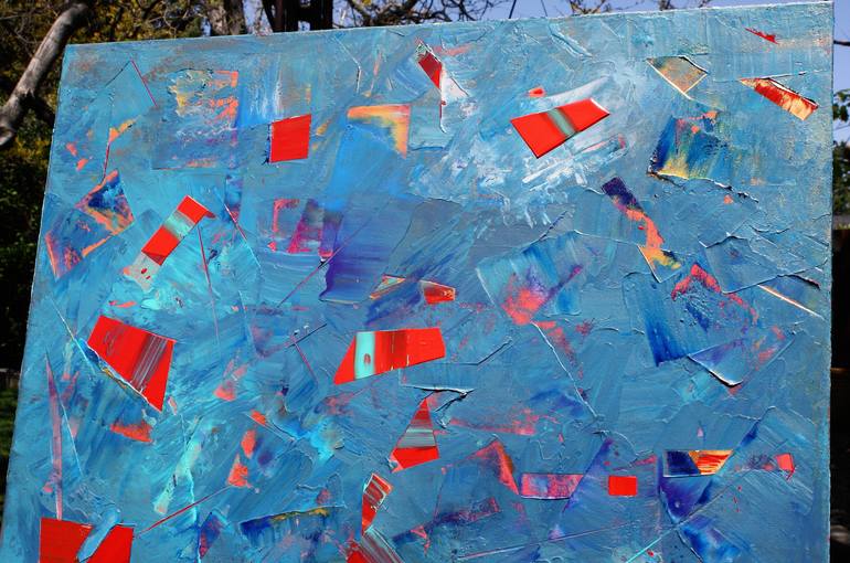 Original Abstract Expressionism Abstract Painting by Robert Lynn