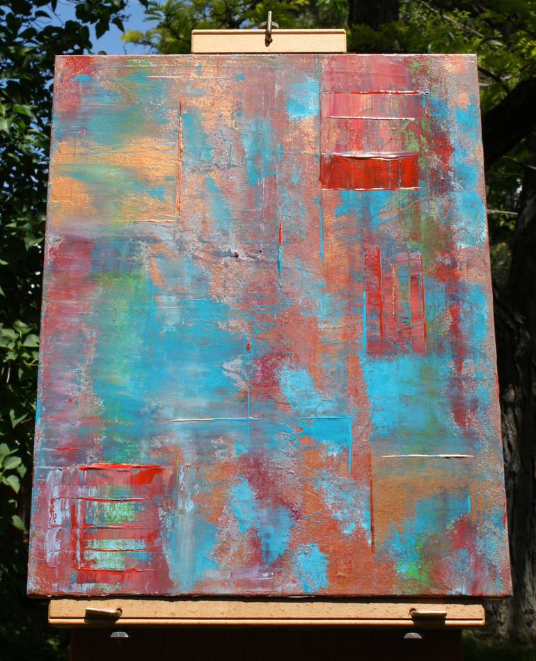 Original Abstract Expressionism Abstract Painting by Robert Lynn