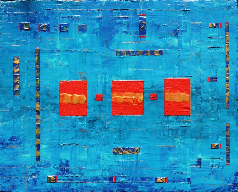 Original Abstract Expressionism Abstract Painting by Robert Lynn