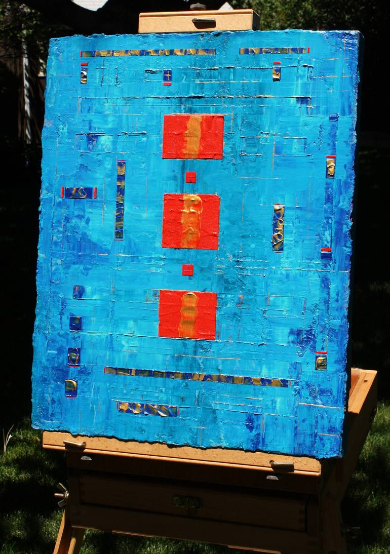 Original Abstract Expressionism Abstract Painting by Robert Lynn
