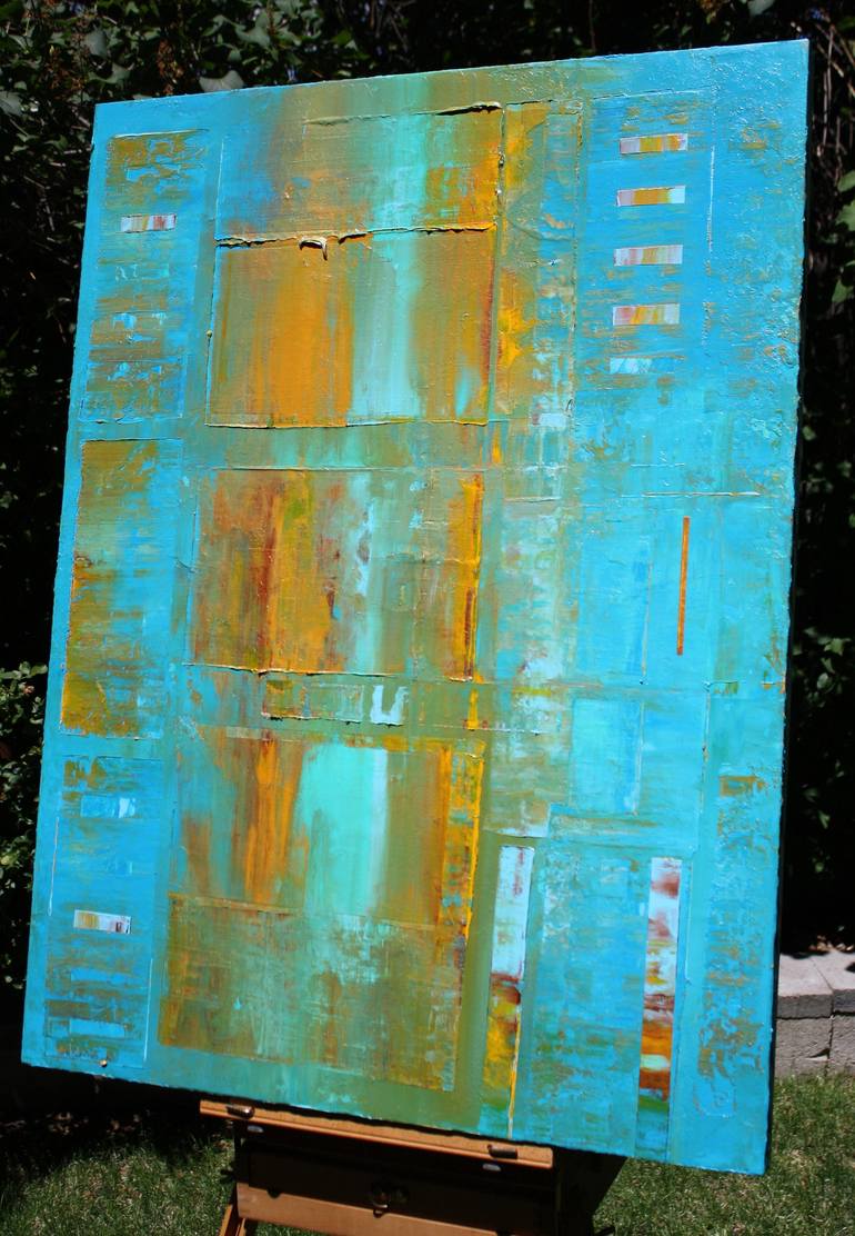 Original Abstract Expressionism Abstract Painting by Robert Lynn