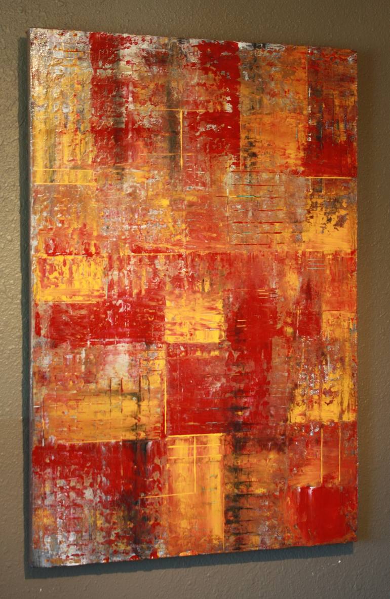 Original Abstract Expressionism Abstract Painting by Robert Lynn