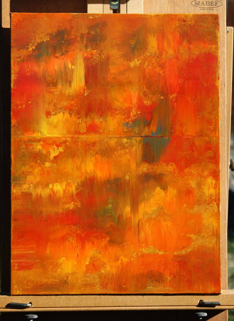 Original Abstract Expressionism Abstract Painting by Robert Lynn