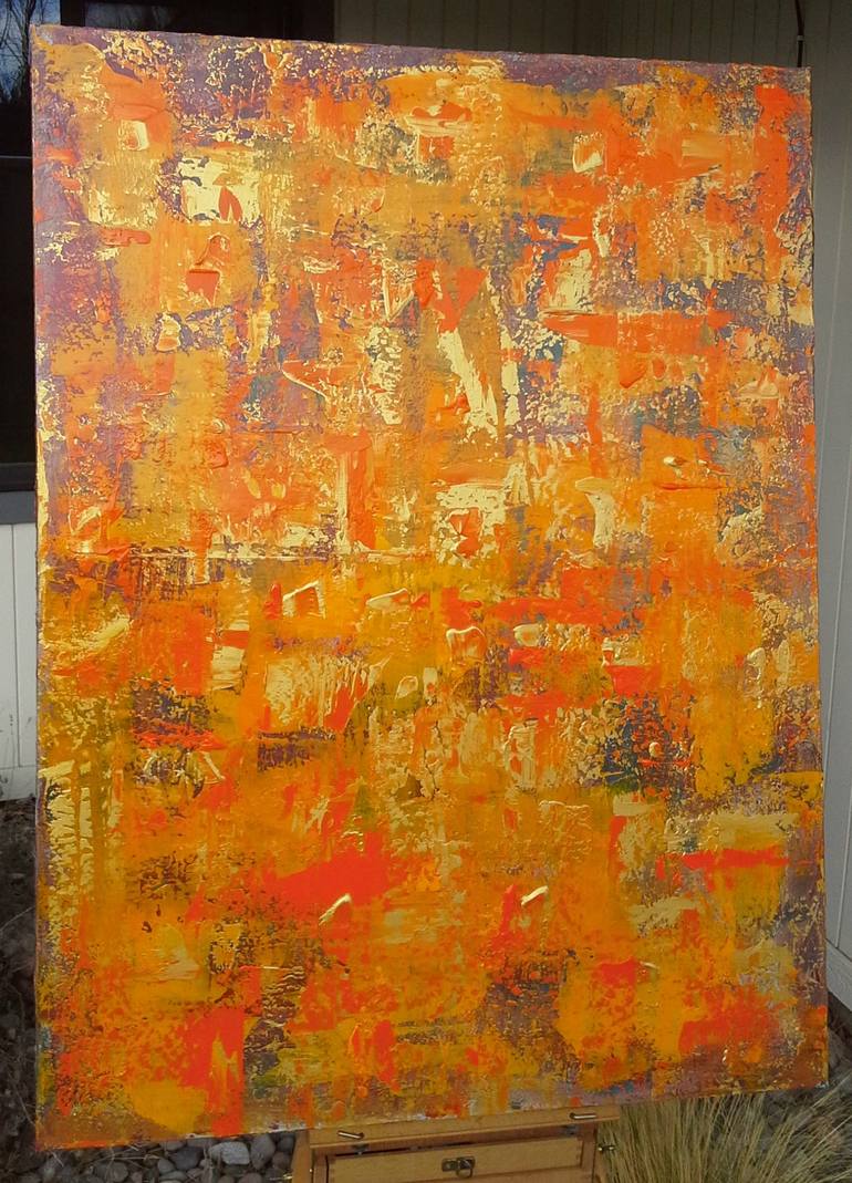 Original Abstract Expressionism Abstract Painting by Robert Lynn