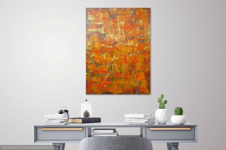 Original Abstract Expressionism Abstract Painting by Robert Lynn