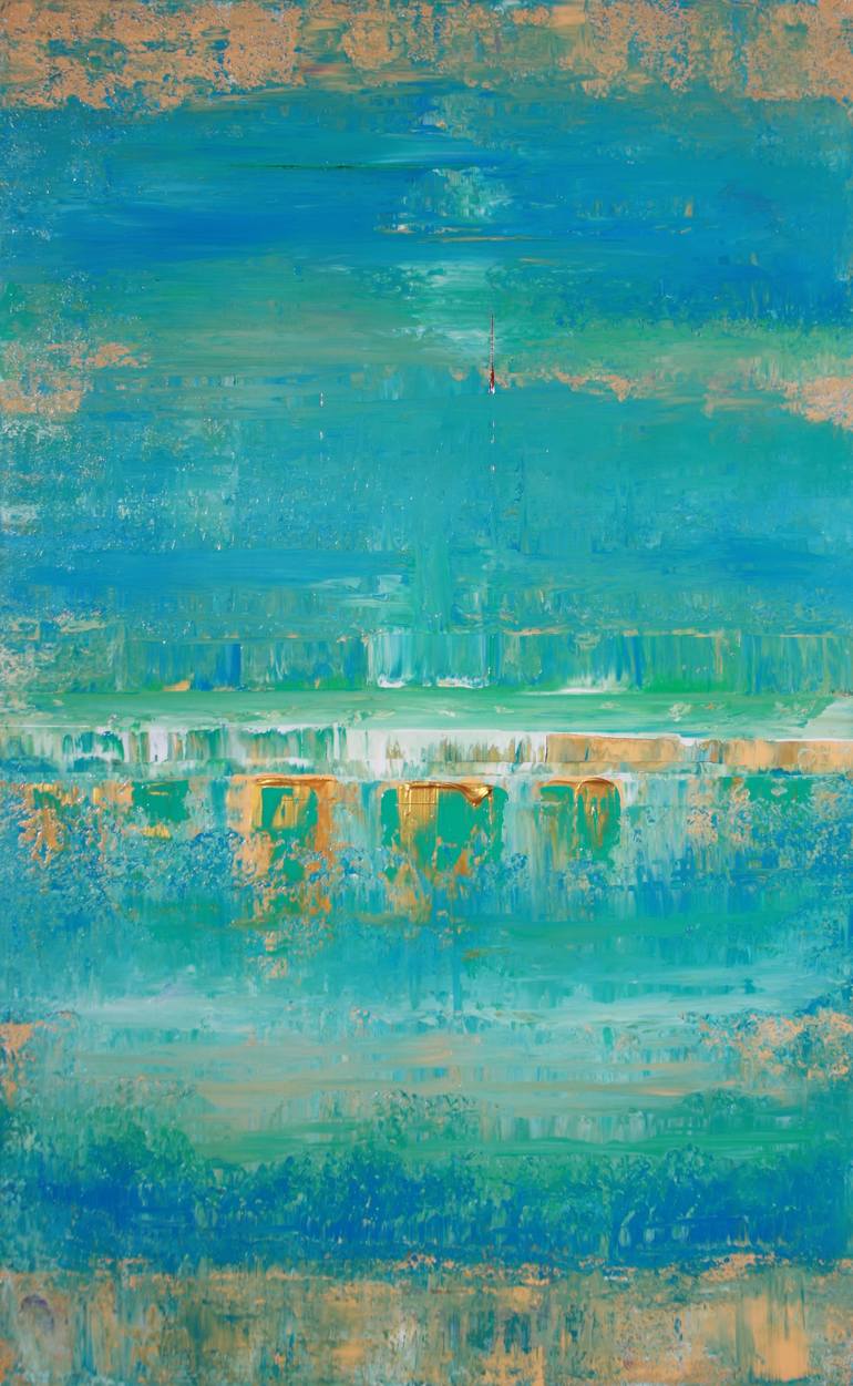 Original Abstract Expressionism Abstract Painting by Robert Lynn