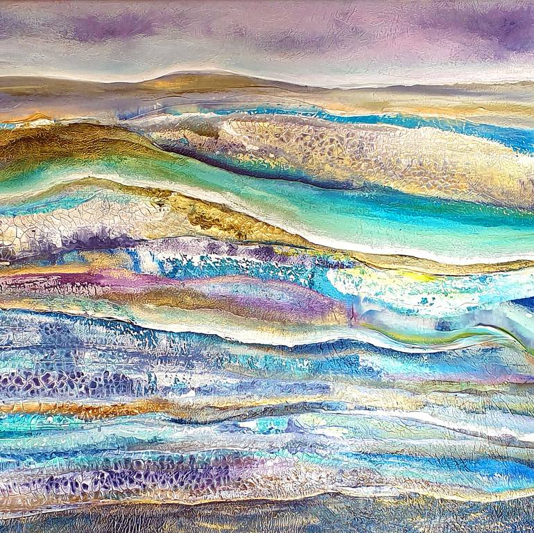 Original Abstract Expressionism Abstract Painting by Ifigenia Christodoulidou
