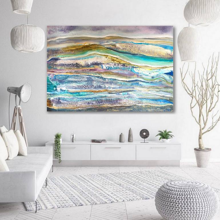 Original Abstract Expressionism Abstract Painting by Ifigenia Christodoulidou