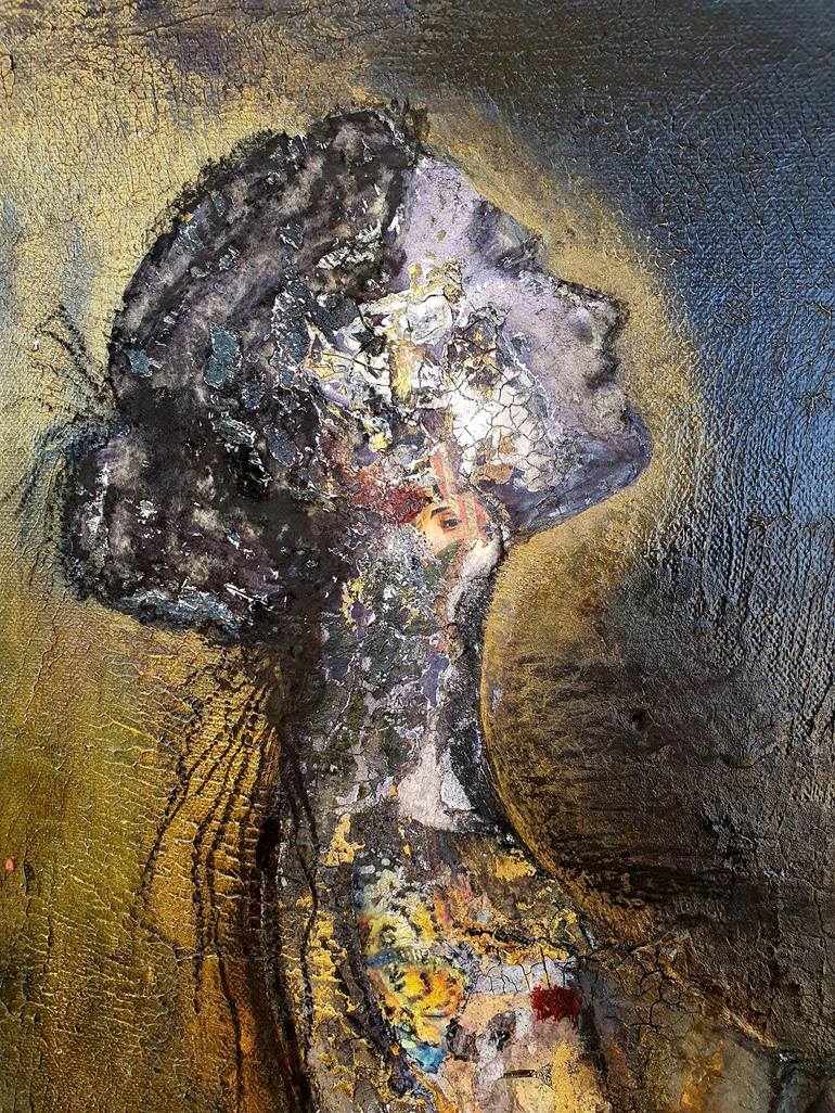 Original Abstract Nude Painting by Ifigenia Christodoulidou