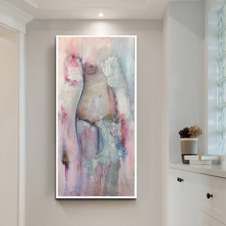Original Abstract Nude Painting by Ifigenia Christodoulidou
