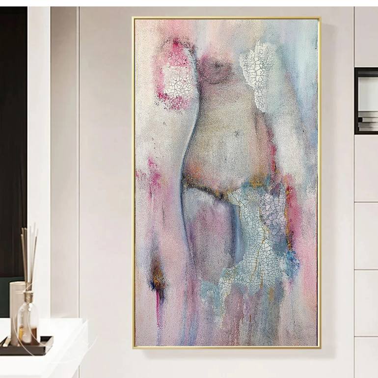 Original Abstract Nude Painting by Ifigenia Christodoulidou