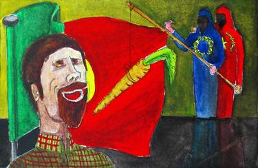Original Surrealism Political Paintings by Miguel Vieira