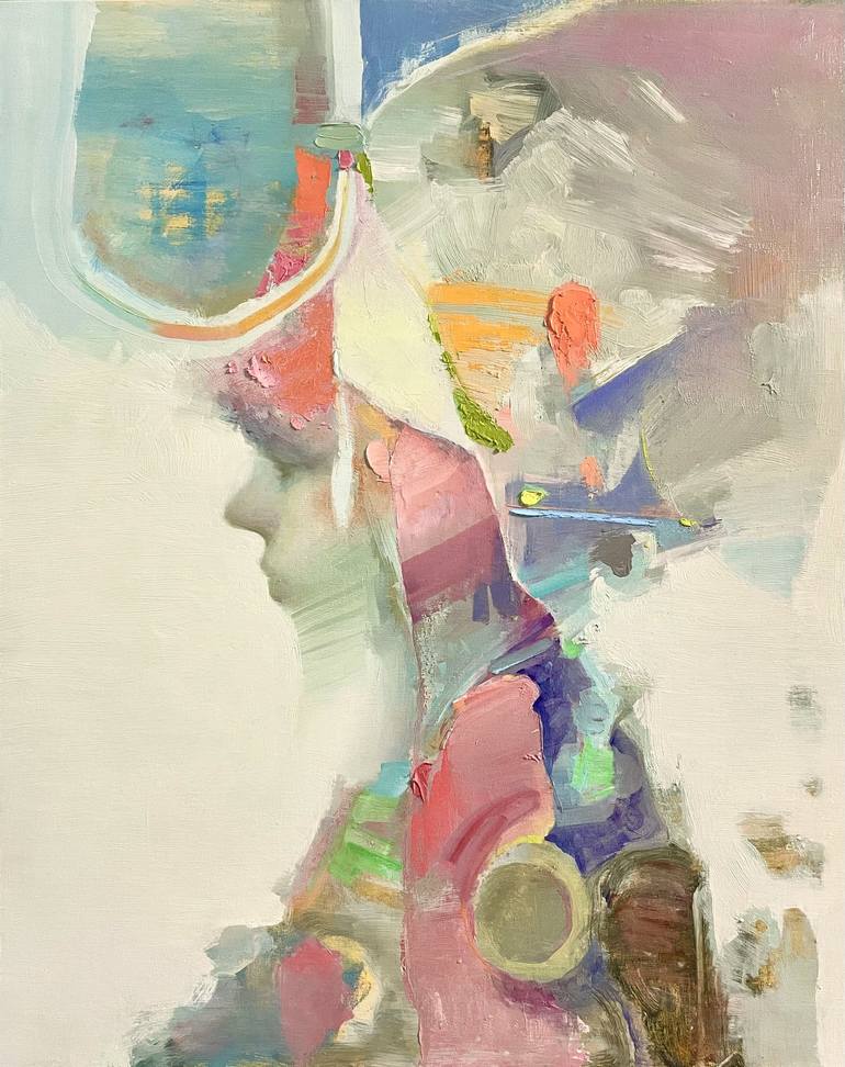 Print of Abstract Expressionism Women Paintings by Taeil Kim