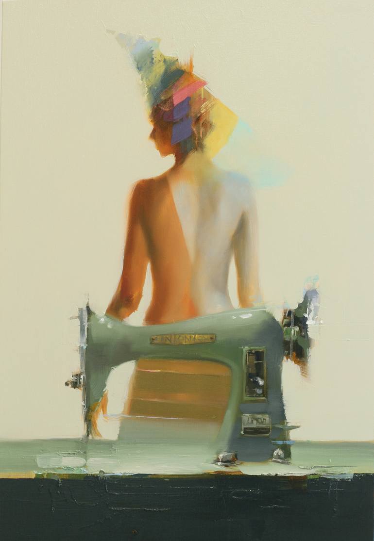 Print of Abstract Expressionism Nude Paintings by Taeil Kim