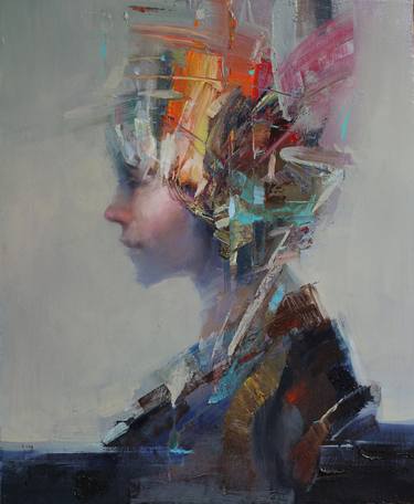 Print of Abstract Expressionism Portrait Paintings by Taeil Kim