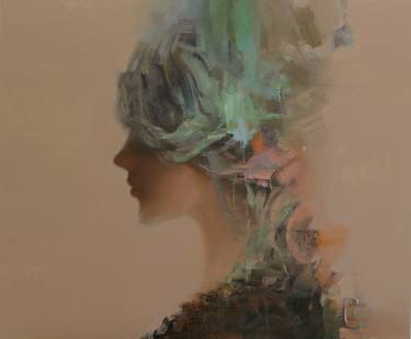 Original Abstract Expressionism Portrait Paintings by Taeil Kim