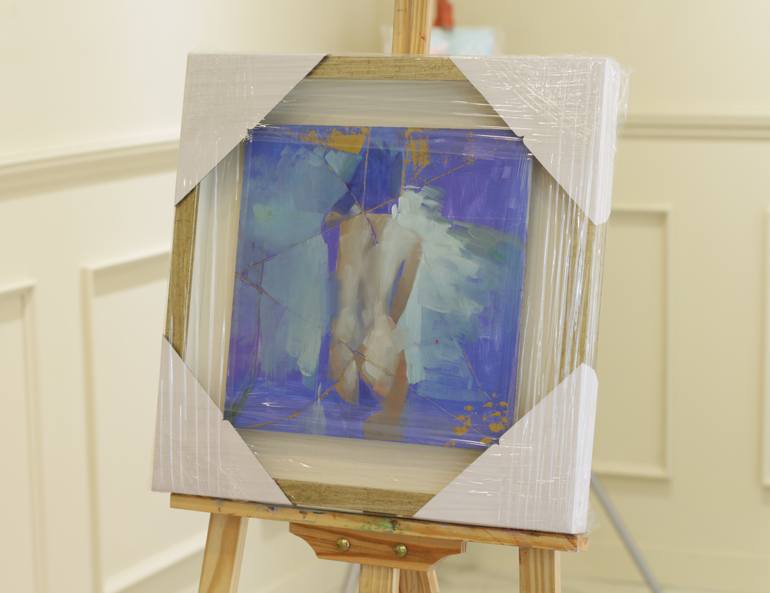 Original Abstract Expressionism Nude Painting by Taeil Kim