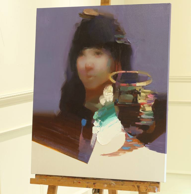 Original Portrait Painting by Taeil Kim