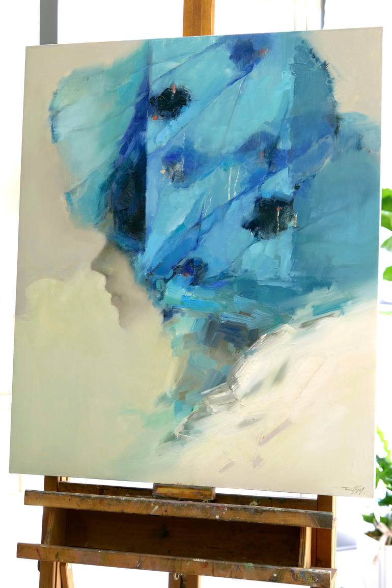 Original Abstract Expressionism People Painting by Taeil Kim