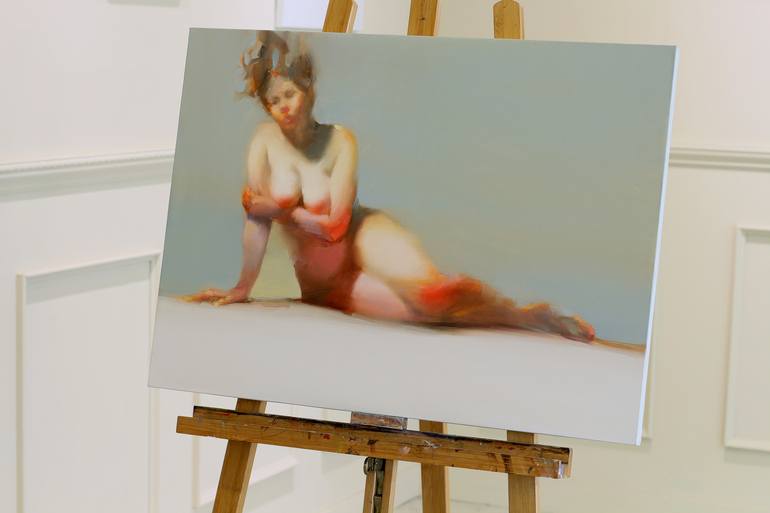 Original Figurative Nude Painting by Taeil Kim
