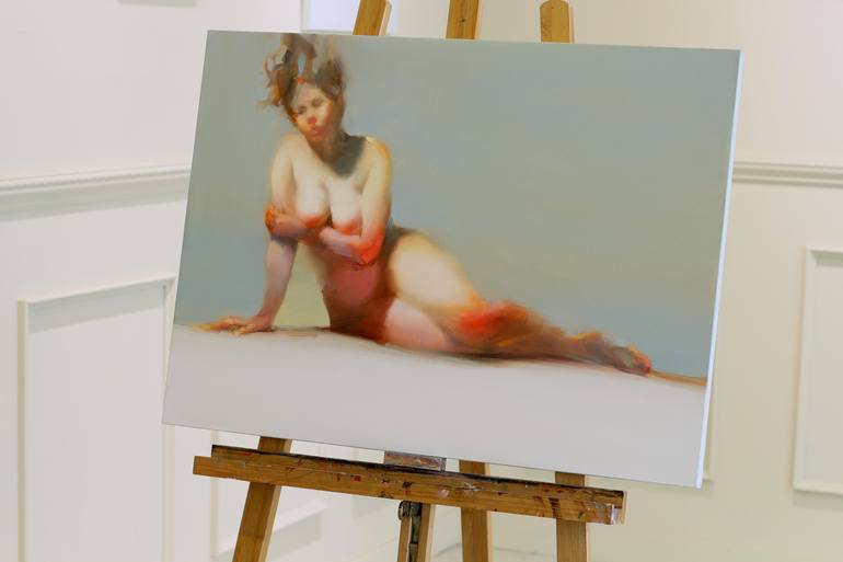 Original Conceptual Nude Painting by Taeil Kim