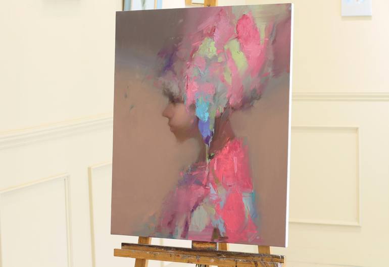 Original Conceptual People Painting by Taeil Kim