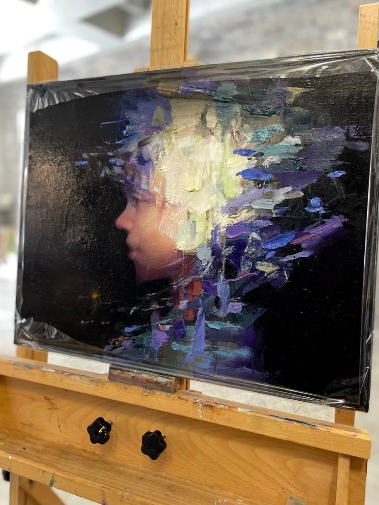 Original Abstract Expressionism People Painting by Taeil Kim