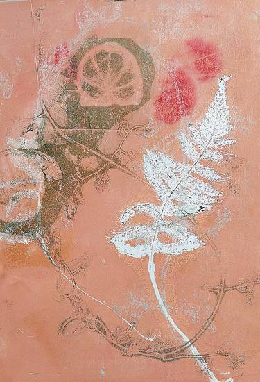 Original Abstract Expressionism Botanic Printmaking by Shuk Yee Veronica Lam