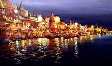 Original Cities Paintings by Samiran Sarkar