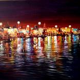 Beauty of Night Reflections Varanasi Ghats by Samiran Sarkar