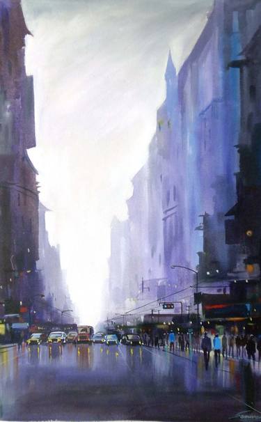 Print of Realism Cities Paintings by Samiran Sarkar