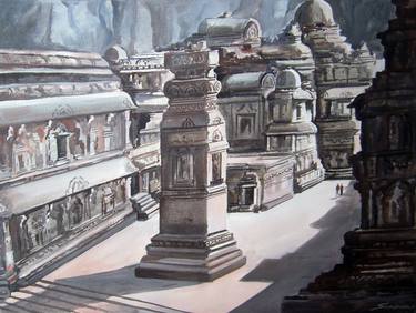 Print of Realism Architecture Paintings by Samiran Sarkar