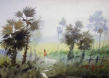 Original Realism Landscape Paintings by Samiran Sarkar