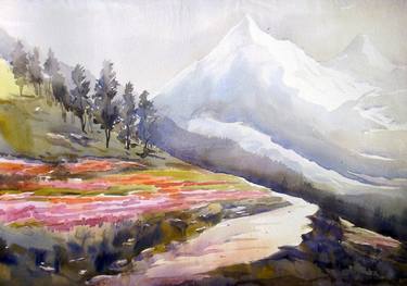 Original Fine Art Landscape Paintings by Samiran Sarkar