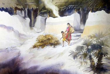 Original Realism Landscape Paintings by Samiran Sarkar