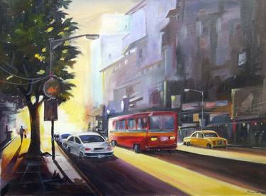 Original Cities Paintings by Samiran Sarkar