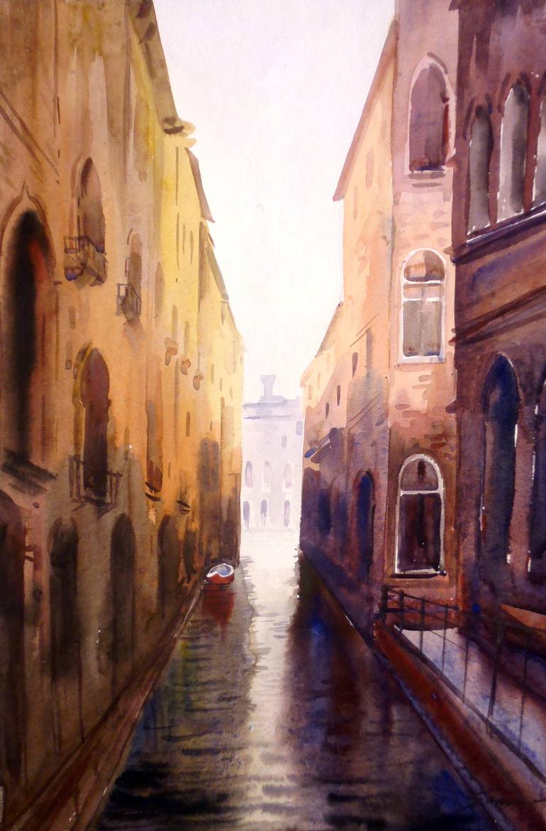 Original Realism Cities Paintings by Samiran Sarkar