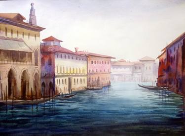 Original Fine Art Cities Paintings by Samiran Sarkar