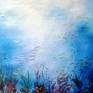 Under the Sea (Abstract)-Acrylic on Canvas Painting Painting by Samiran ...