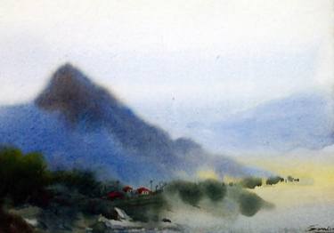 Misty Himalaya Mountain Landscape thumb