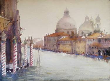 Morning Venice - Watercolor Painting thumb