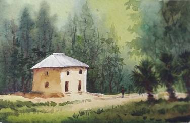 Print of Impressionism Landscape Paintings by Samiran Sarkar