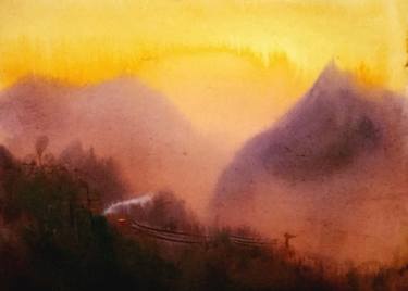 Original Fine Art Landscape Paintings by Samiran Sarkar