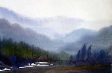 Original Fine Art Landscape Paintings by Samiran Sarkar