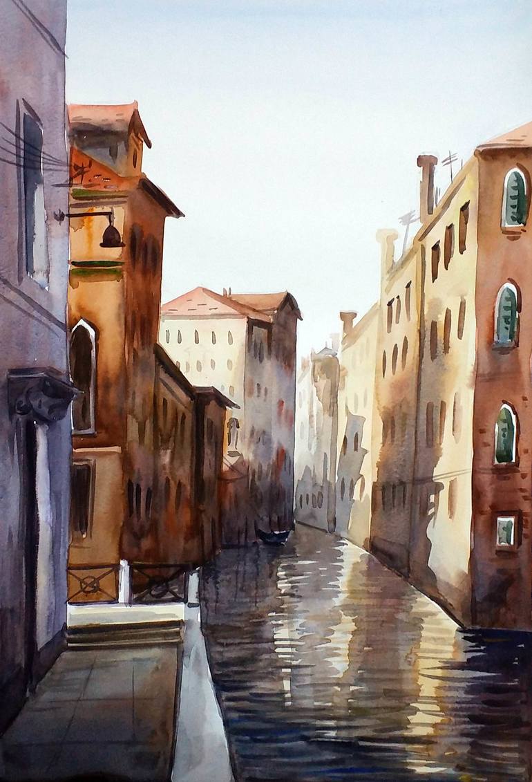Print of Realism Cities Paintings by Samiran Sarkar
