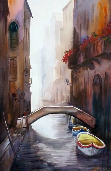 Original Realism Cities Paintings by Samiran Sarkar