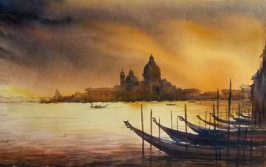 Original Cities Paintings by Samiran Sarkar