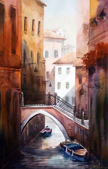 Original Realism Cities Paintings by Samiran Sarkar