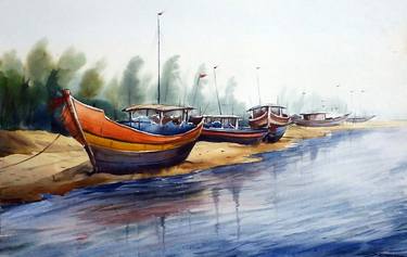 Original Realism Landscape Paintings by Samiran Sarkar