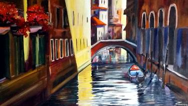 Original Fine Art Cities Paintings by Samiran Sarkar